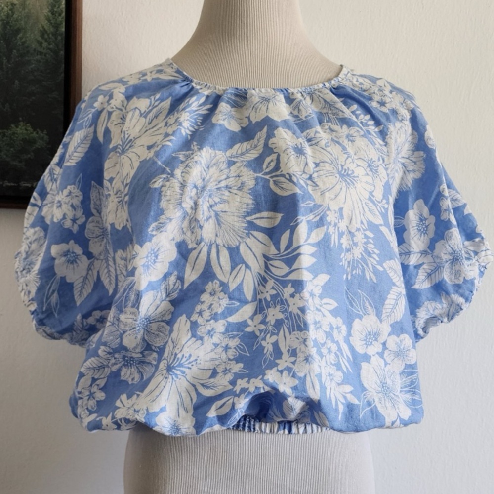 CC CALIFORNIA LINEN TOP